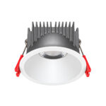 چراغ سقفی توکار 12 وات شعاع مدل SH-2532-12W رفلکتور سفید