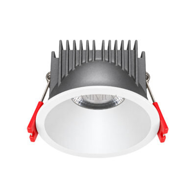 چراغ سقفی توکار 12 وات شعاع مدل SH-2532-12W رفلکتور سفید
