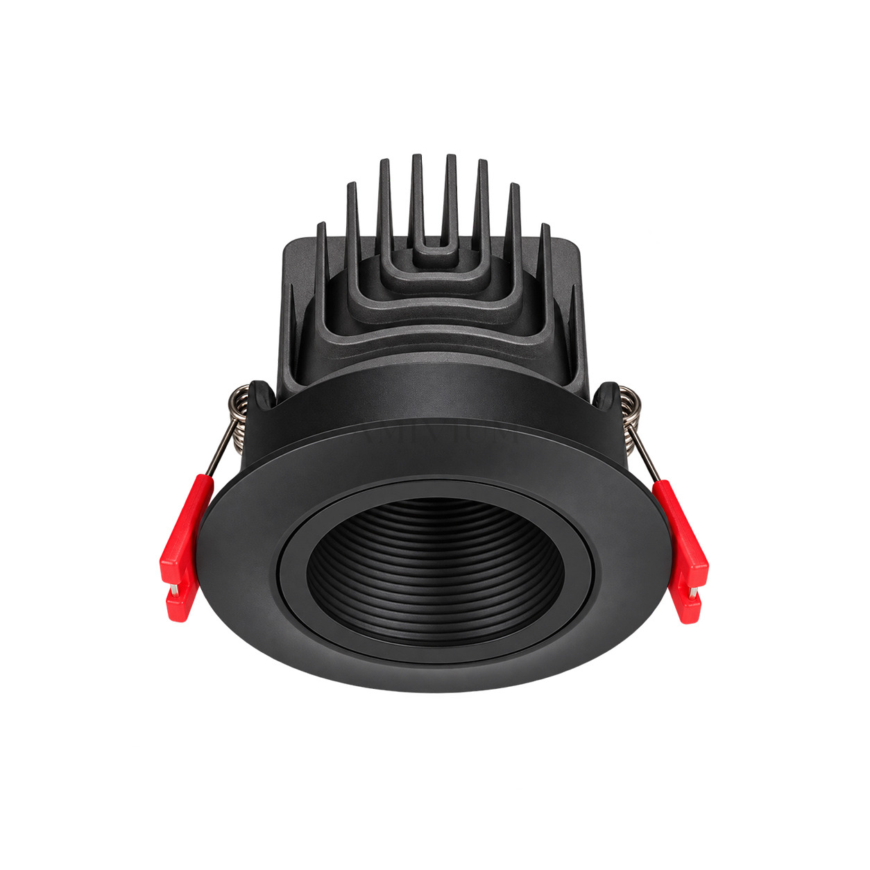 چراغ سقفی توکار 12 وات شعاع مدل SH-704-12W مشکی