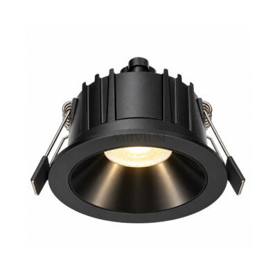 چراغ سقفی توکار 8 وات شعاع مدل SH-2050-8W Professional مشکی
