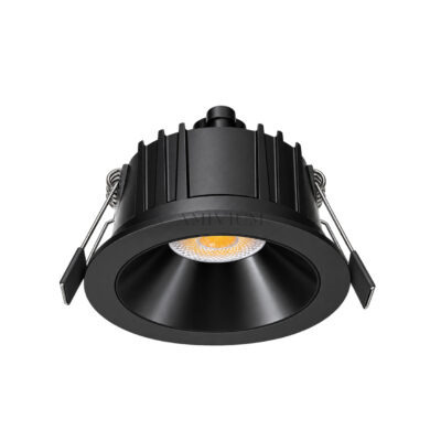چراغ سقفی توکار 8 وات شعاع مدل SH-2050-8W Professional مشکی