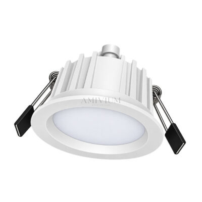 چراغ سقفی توکار شعاع مدل SH-2051 توان 8 وات سفید
