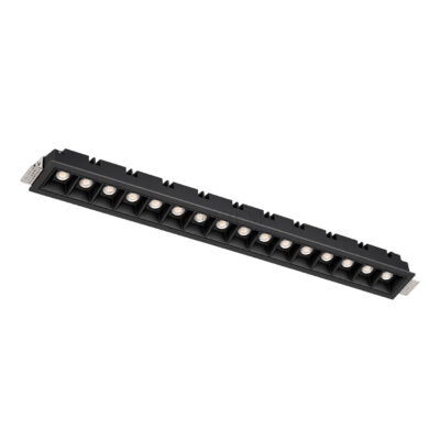 چراغ سقفی توکار بدون لبه 18 وات شعاع مدل SH-6803-18W با بدنه مشکی
