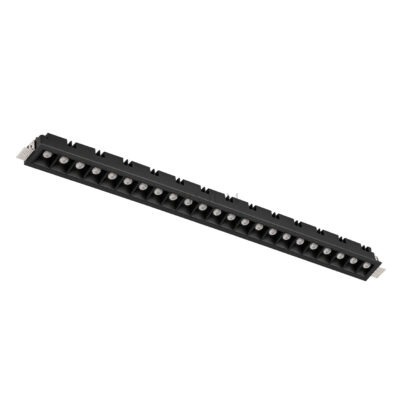 چراغ سقفی توکار بدون لبه 24 وات شعاع مدل SH-6803-24W با بدنه مشکی