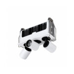 چراغ سقفی توکار متحرک 6 وات شعاع مدل SH-2303-6W سه شعله